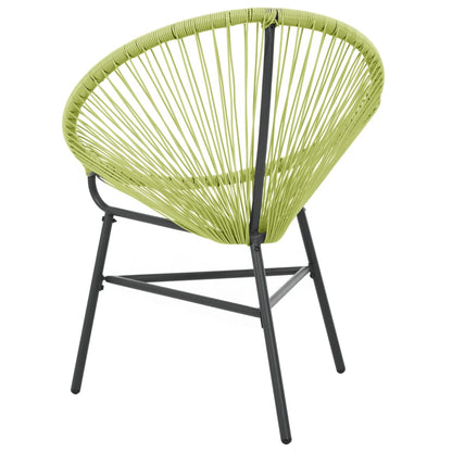 Tuinstoel Acapulco Poly Rattan Groen