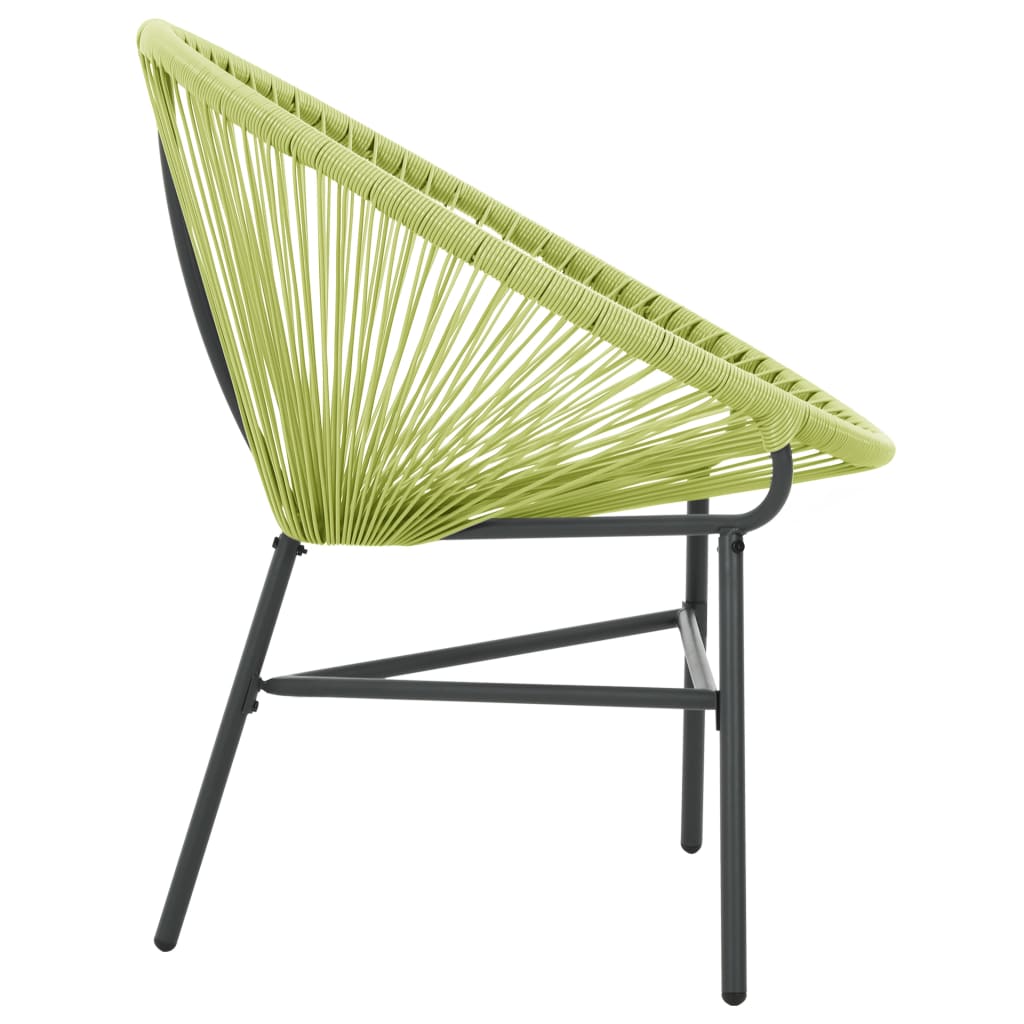 Tuinstoel Acapulco Poly Rattan Groen
