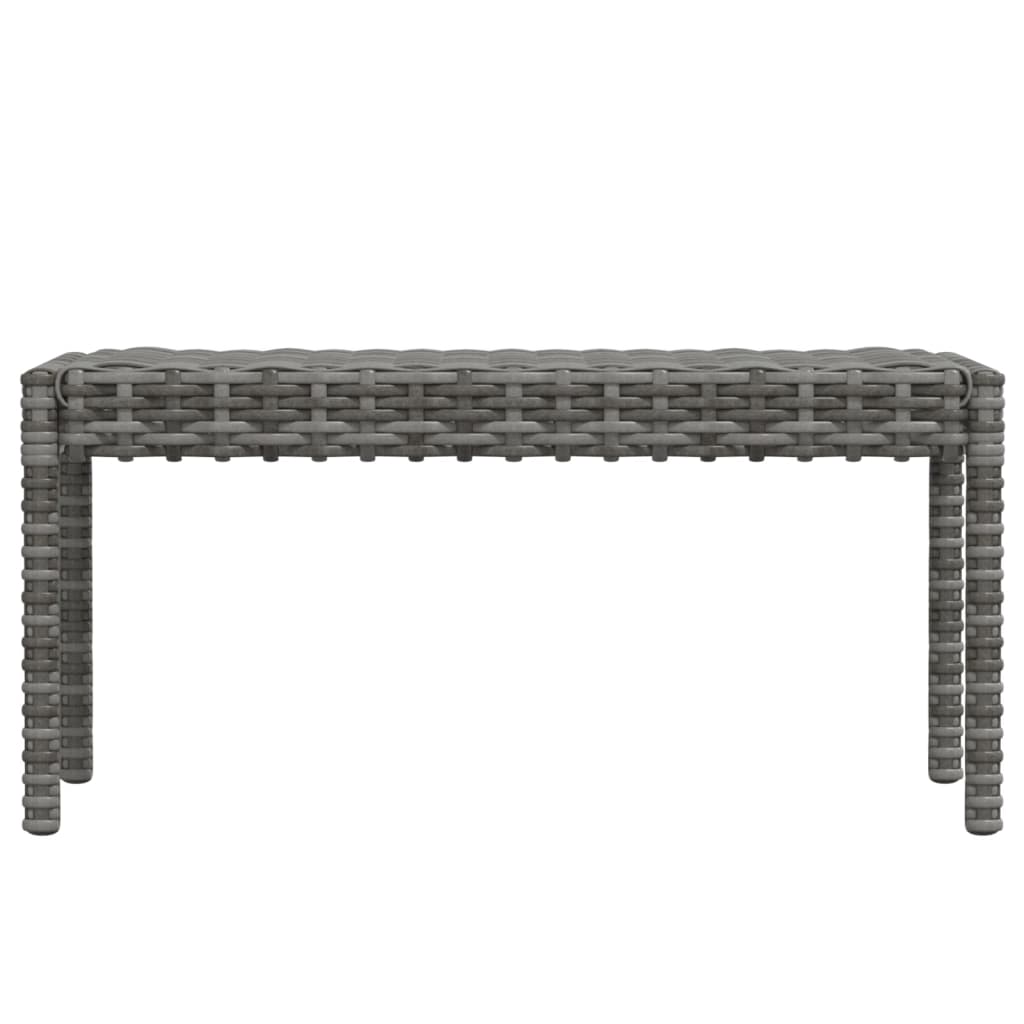 6-Delige Loungeset Met Kussens Poly Rattan Grijs