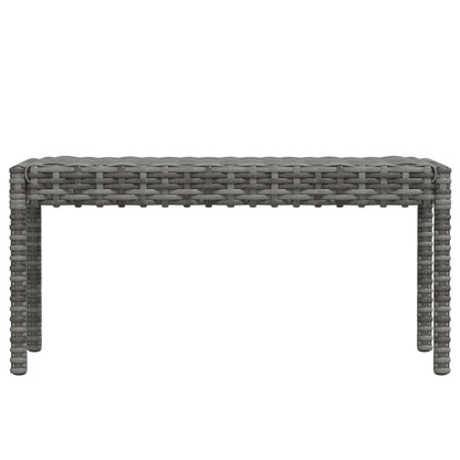 6-Delige Loungeset Met Kussens Poly Rattan Grijs