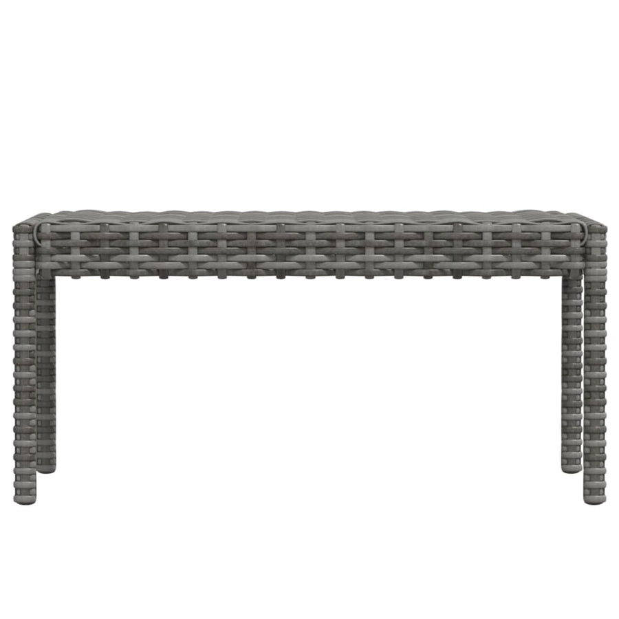 6-Delige Loungeset Met Kussens Poly Rattan Grijs