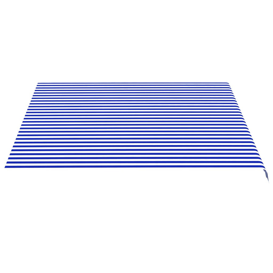 Vervangingsdoek Voor Luifel 4X3,5 M 400 x 350 cm Blauw en wit
