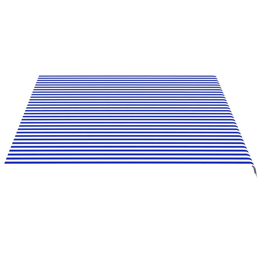 Vervangingsdoek Voor Luifel 4,5X3,5 M 450 x 350 cm Blauw en wit