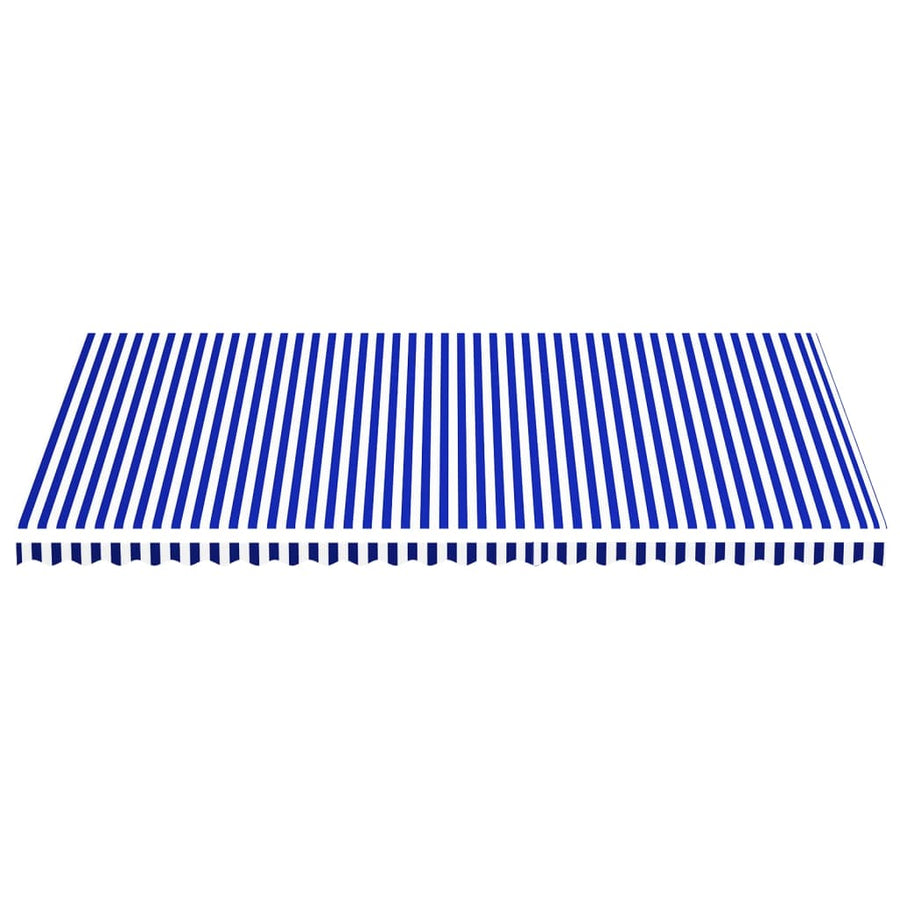 Vervangingsdoek Voor Luifel 6X3,5 M 600 x 350 cm Blauw en wit