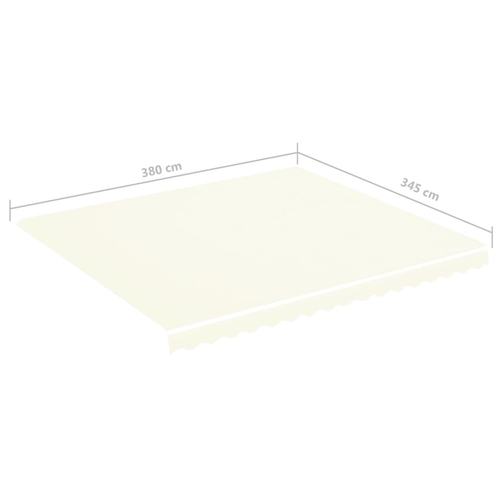 Vervangingsdoek Voor Luifel 4X3,5 M Kleurig 400 x 350 cm Crème