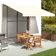 Luifeldoek 4x3,5 m crèmekleurig