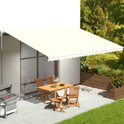 Luifeldoek 6x3,5 m crèmekleurig