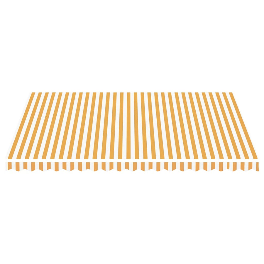 Vervangingsdoek Voor Luifel 4,5X3,5 M 450 x 350 cm Geel en wit