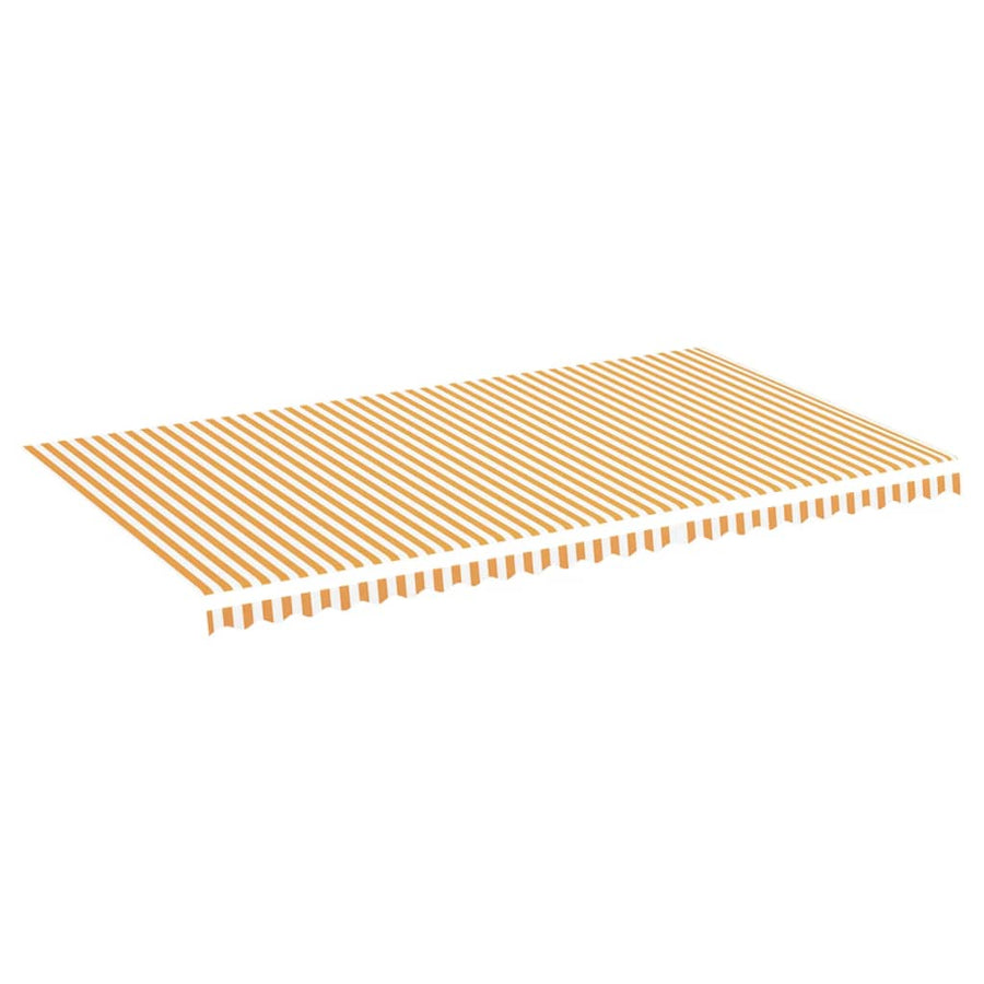 Vervangingsdoek Voor Luifel 6X3,5 M 600 x 350 cm Geel en wit