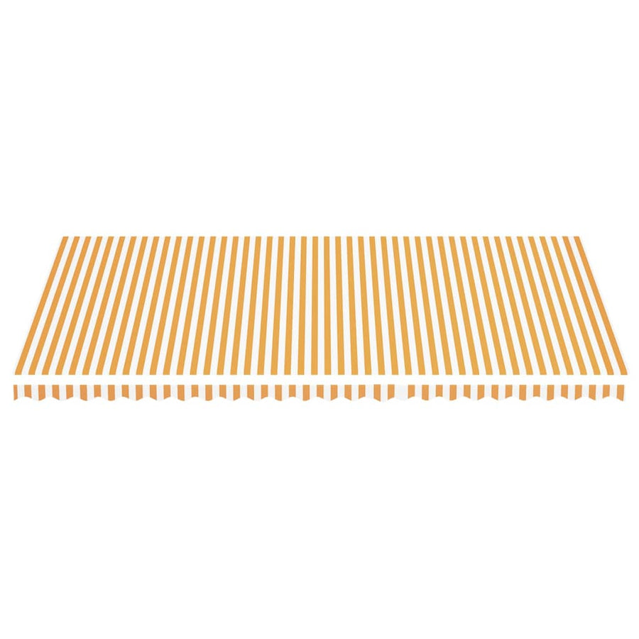 Vervangingsdoek Voor Luifel 6X3,5 M 600 x 350 cm Geel en wit