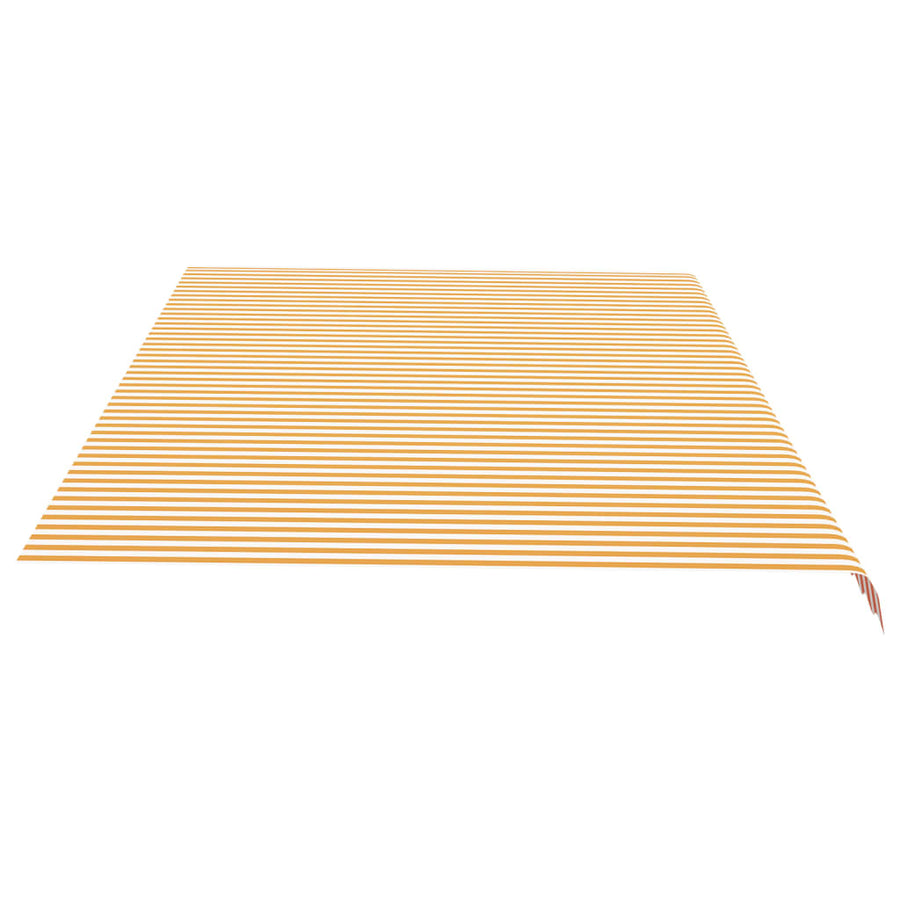 Vervangingsdoek Voor Luifel 6X3,5 M 600 x 350 cm Geel en wit