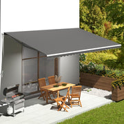 Luifeldoek vervangend 6x3,5 m antraciet