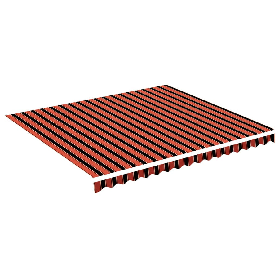 Vervangingsdoek Voor Luifel 4X3,5 M 400 x 350 cm Oranje en bruin