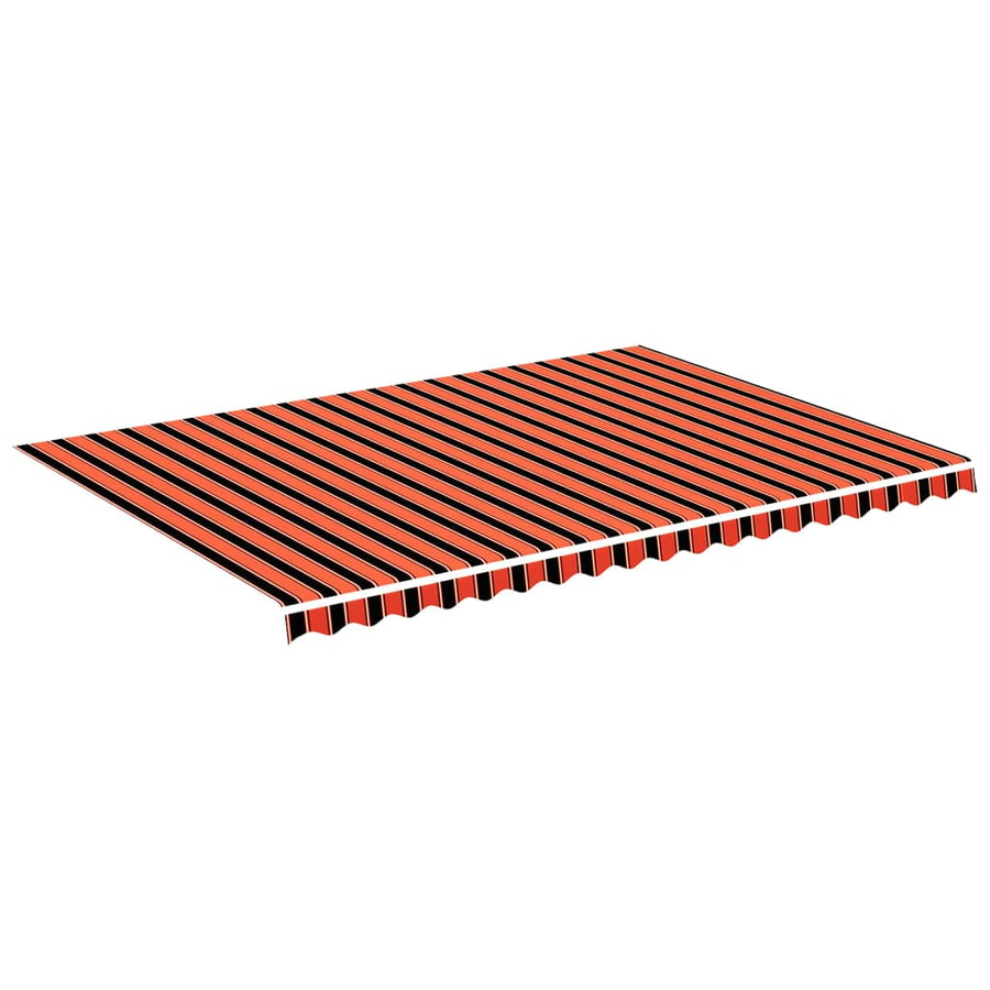 Vervangingsdoek Voor Luifel 5X3,5 M 500 x 350 cm Oranje en bruin