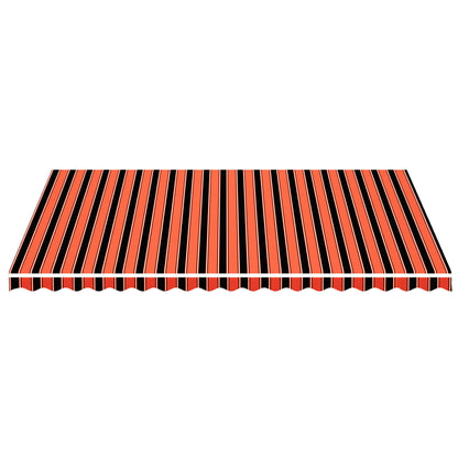 Vervangingsdoek Voor Luifel 5X3,5 M 500 x 350 cm Oranje en bruin