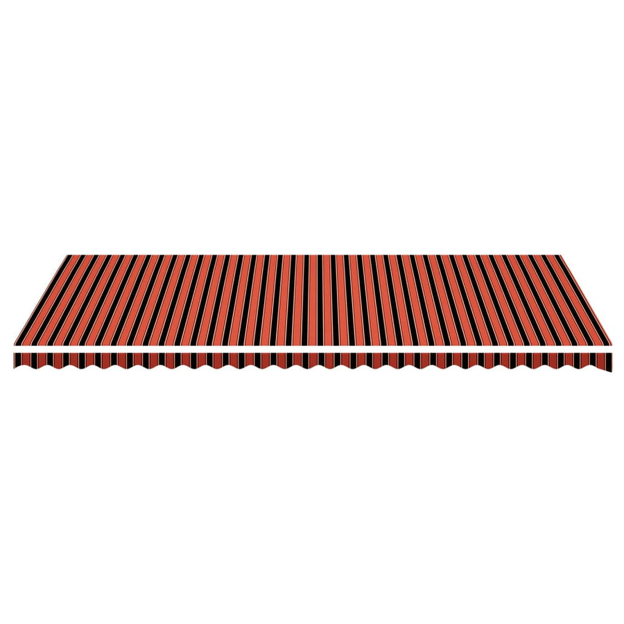 Vervangingsdoek Voor Luifel 6X3,5 M Oranje En Bruin 600 x 350 cm