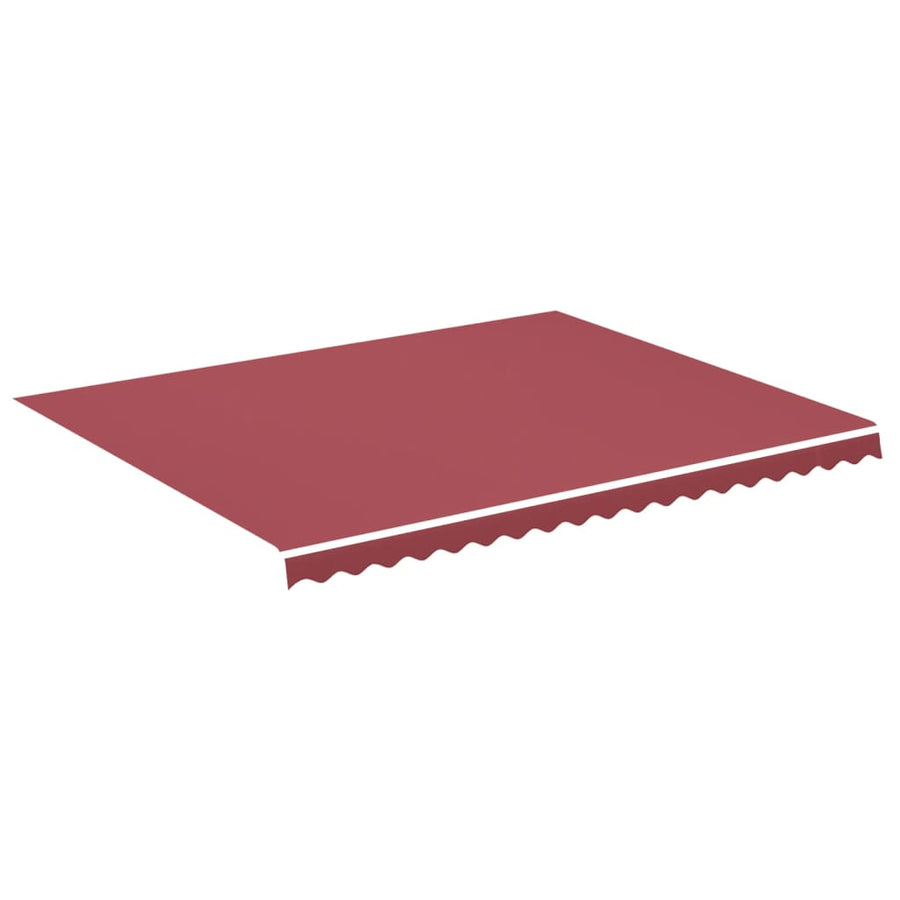 Vervangingsdoek Voor Luifel 4,5X3,5 M Bordeauxrood Wijnrood 450 x 350 cm
