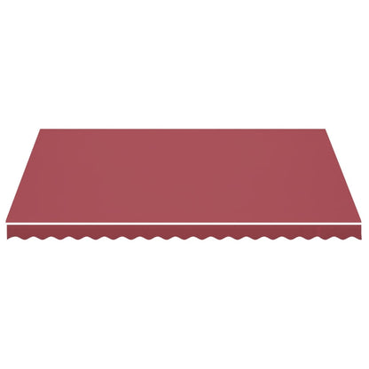 Vervangingsdoek Voor Luifel 4,5X3,5 M Bordeauxrood Wijnrood 450 x 350 cm
