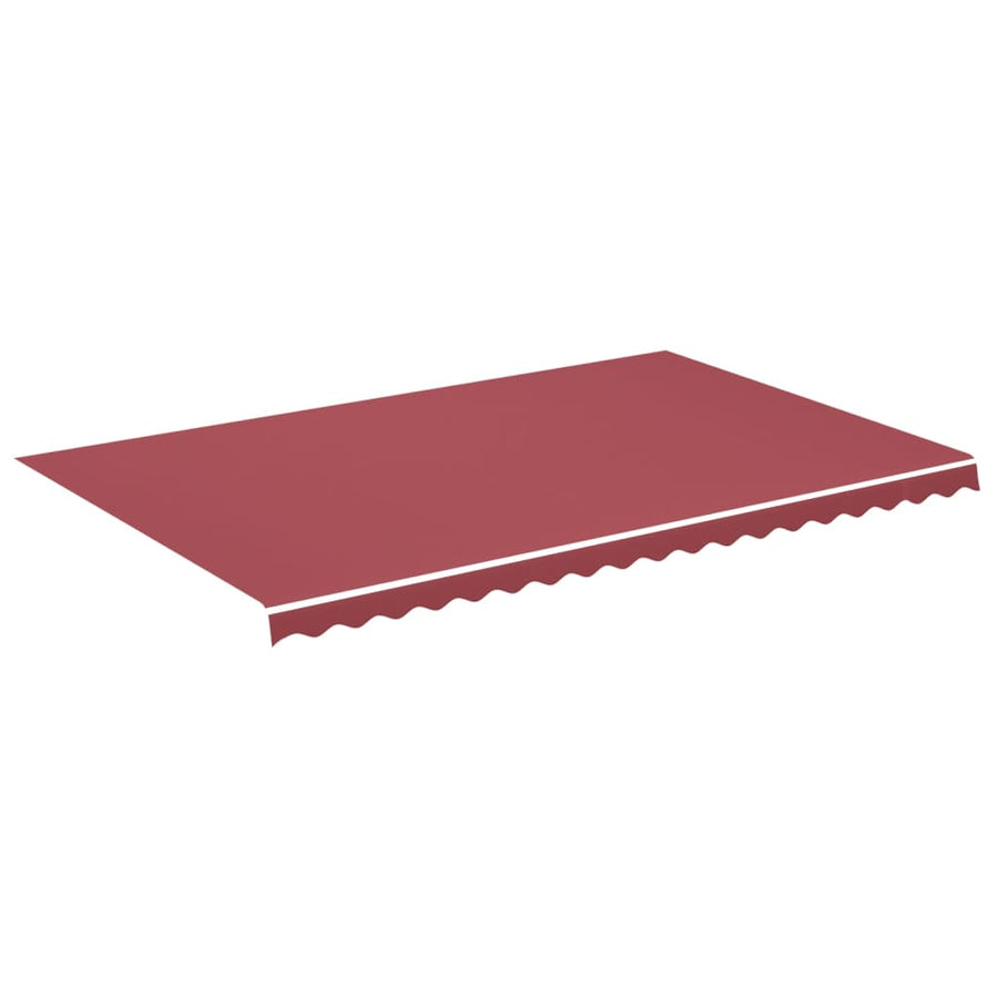 Vervangingsdoek Voor Luifel 5X3 M Bordeauxrood Wijnrood 500 x 300 cm
