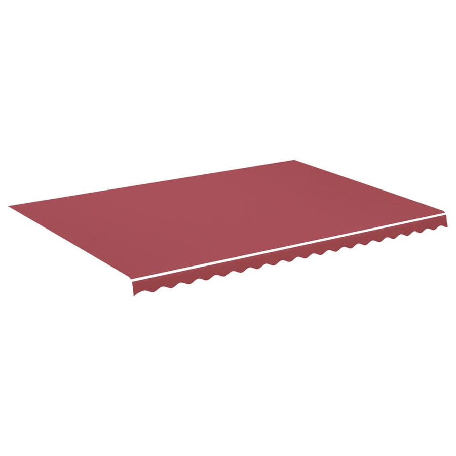 Vervangingsdoek Voor Luifel 5X3,5 M Bordeauxrood Wijnrood 500 x 350 cm