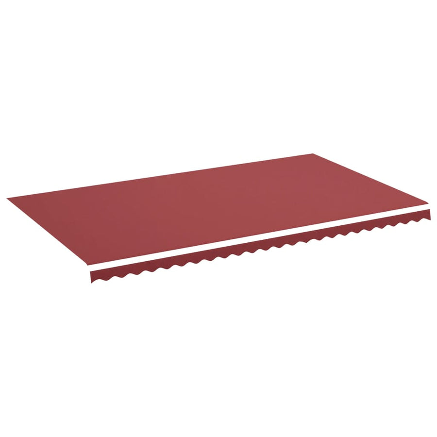 Vervangingsdoek Voor Luifel 6X3,5 M Bordeauxrood Wijnrood 600 x 350 cm