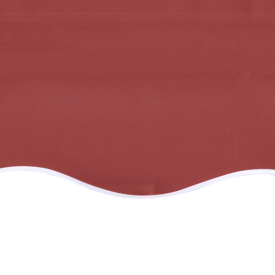 Vervangingsdoek Voor Luifel 6X3,5 M Bordeauxrood Wijnrood 600 x 350 cm
