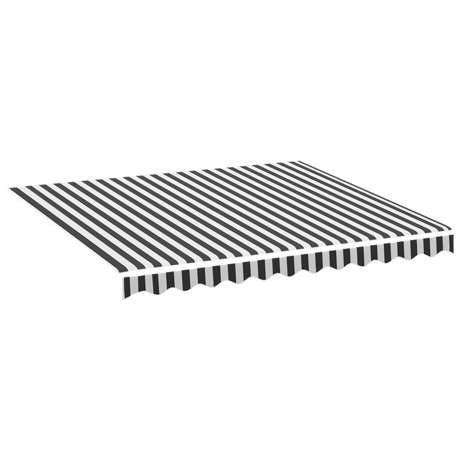 Vervangingsdoek Voor Luifel 3X2,5 M Kleurig En 300 x 250 cm Antraciet en wit