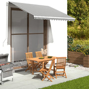 Luifeldoek 3x2,5 m antraciet wit