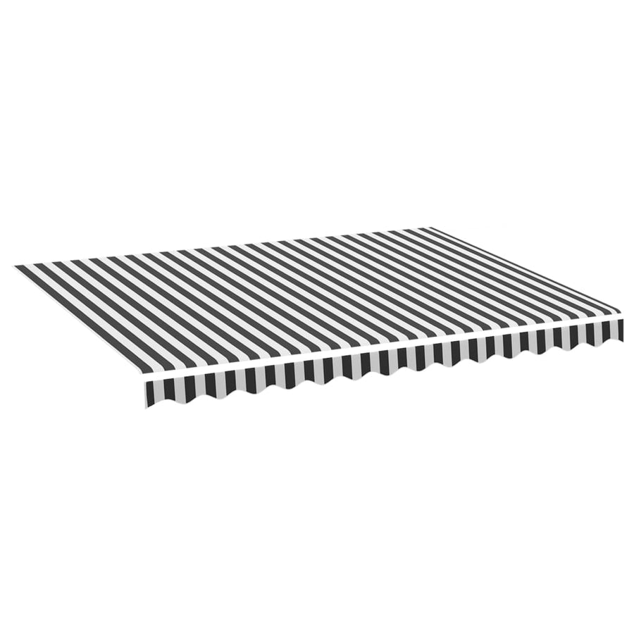 Vervangingsdoek Voor Luifel 3,5X2,5 M Kleurig En 350 x 250 cm Antraciet en wit