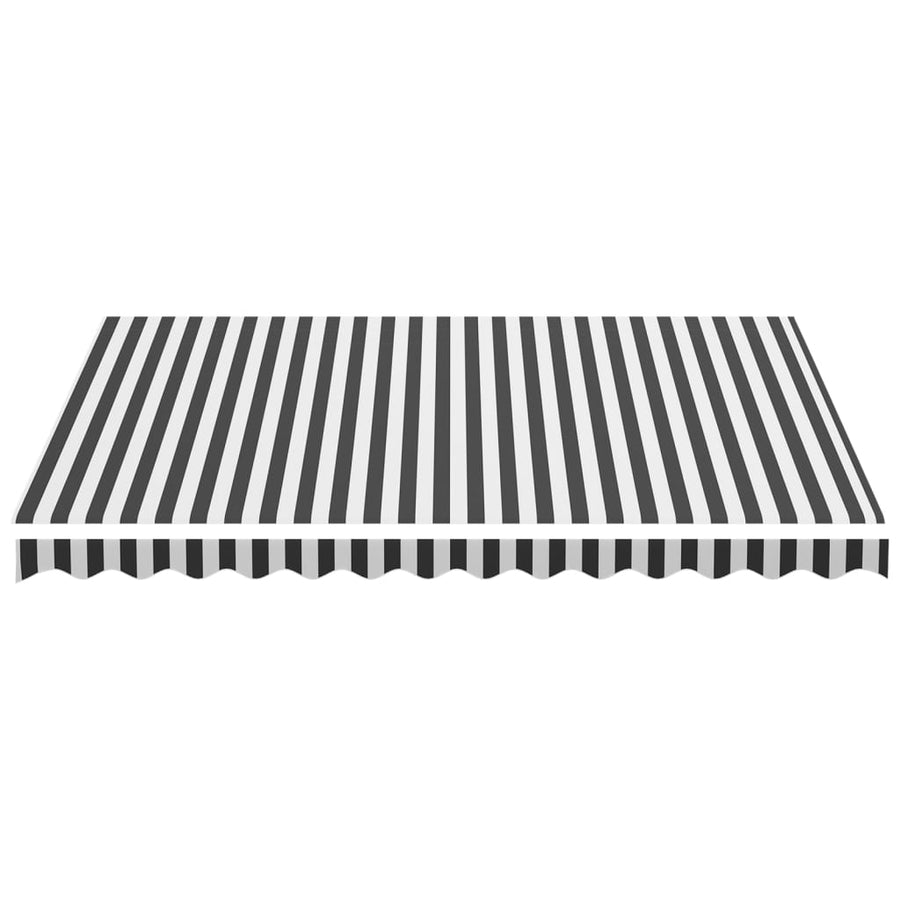 Vervangingsdoek Voor Luifel 3,5X2,5 M Kleurig En 350 x 250 cm Antraciet en wit
