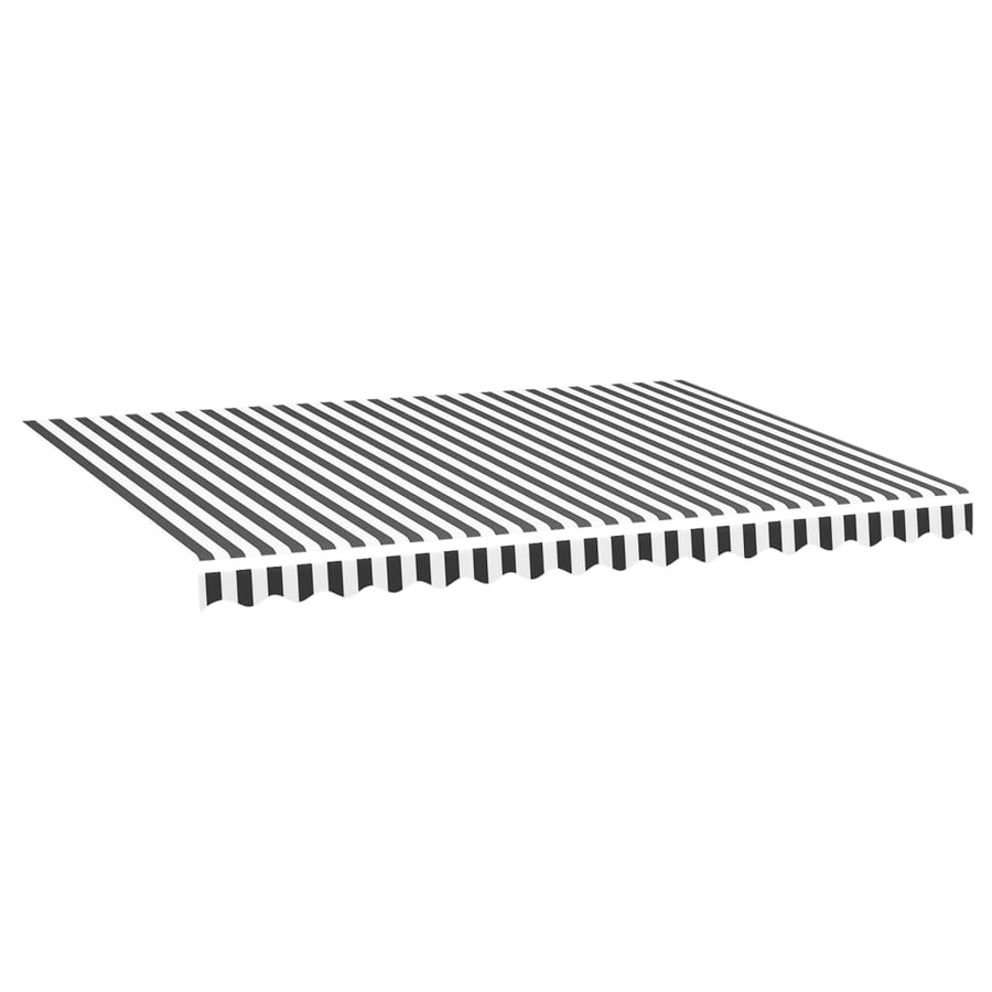 Vervangingsdoek Voor Luifel 4X3 M Kleurig En 400 x 300 cm Antraciet en wit