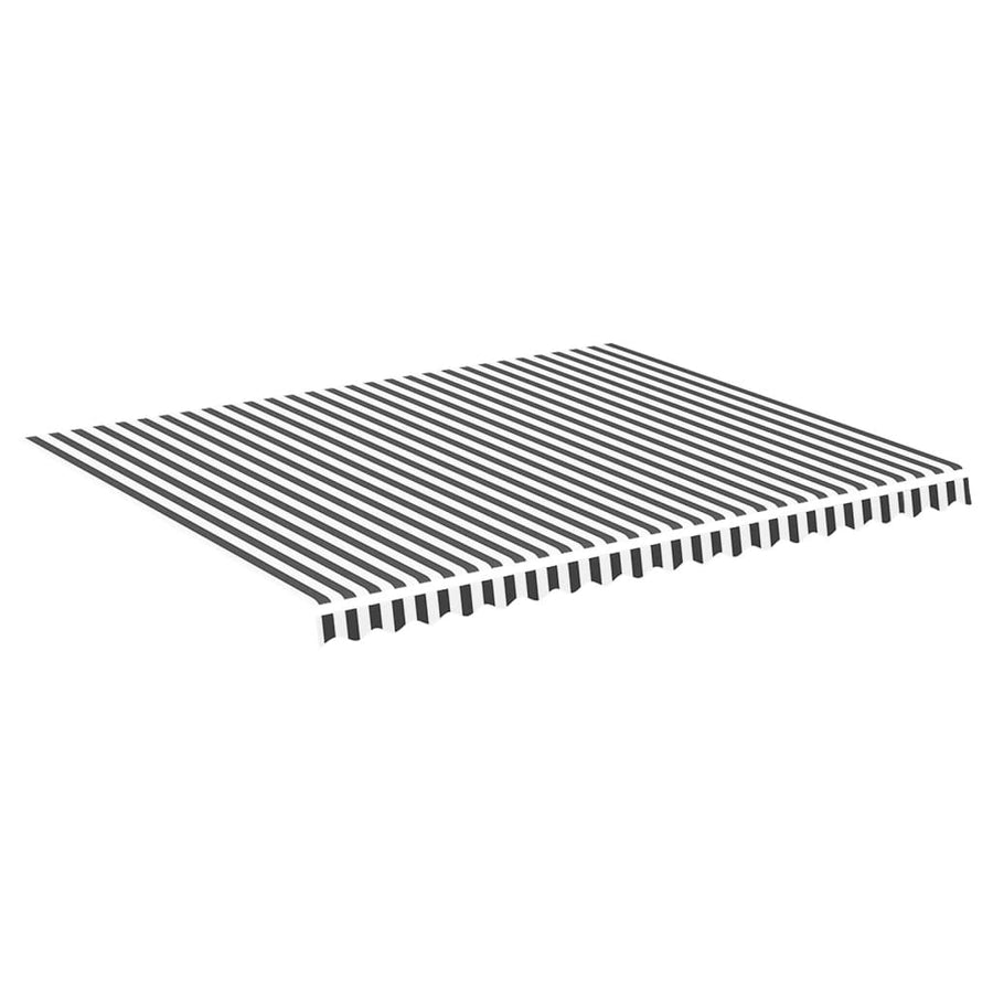 Vervangingsdoek Voor Luifel 4,5X3,5 M Kleurig En 450 x 350 cm Antraciet en wit
