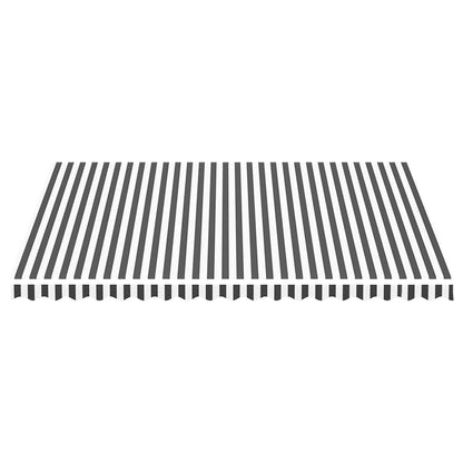 Vervangingsdoek Voor Luifel 4,5X3,5 M Kleurig En 450 x 350 cm Antraciet en wit