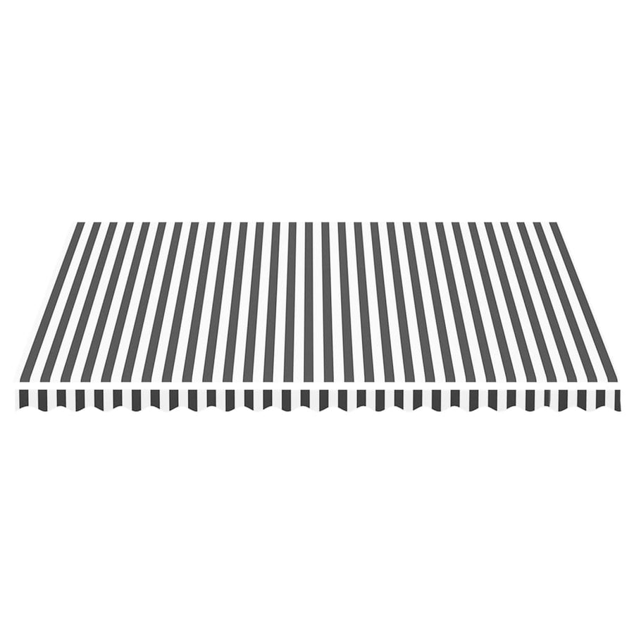 Vervangingsdoek Voor Luifel 4,5X3,5 M Kleurig En 450 x 350 cm Antraciet en wit
