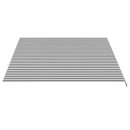 Vervangingsdoek Voor Luifel 4,5X3,5 M Kleurig En 450 x 350 cm Antraciet en wit