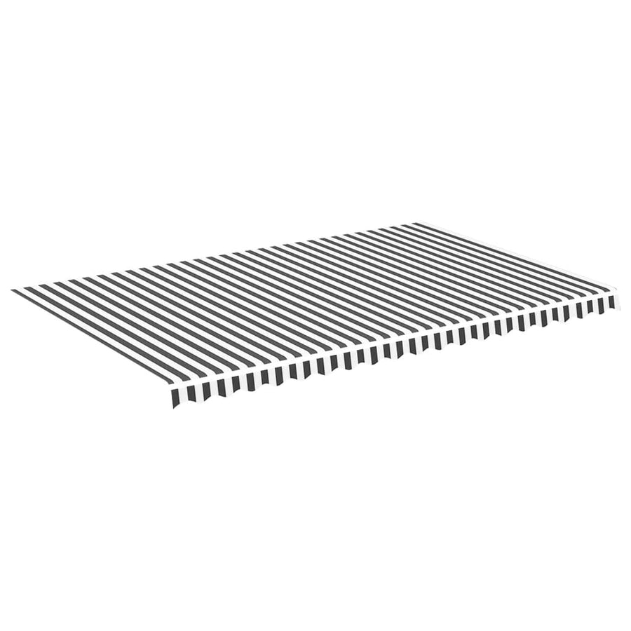 Vervangingsdoek Voor Luifel 5X3 M Kleurig En 500 x 300 cm Antraciet en wit