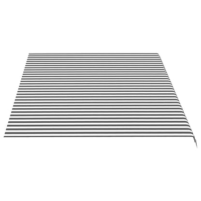 Vervangingsdoek Voor Luifel 5X3 M Kleurig En 500 x 300 cm Antraciet en wit