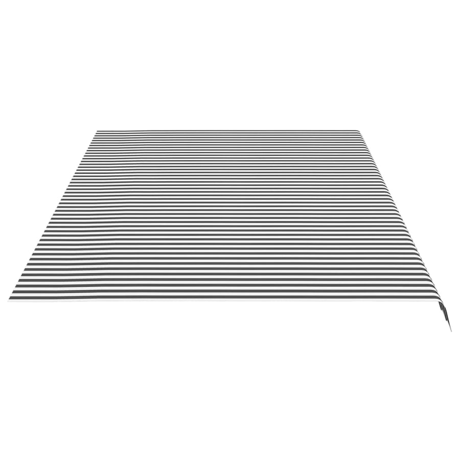 Vervangingsdoek Voor Luifel 6X3 M Kleurig En 600 x 300 cm Antraciet en wit