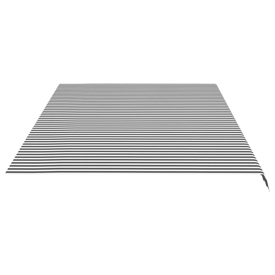 Vervangingsdoek Voor Luifel 6X3,5 M Kleurig En 600 x 350 cm Antraciet en wit