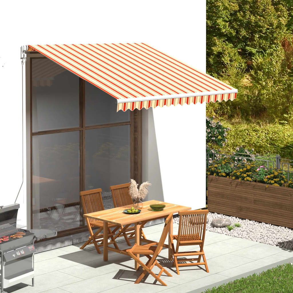 Vervangingsdoek Voor Luifel 3X2,5 M Geel En Oranje 300 x 250 cm Multikleur