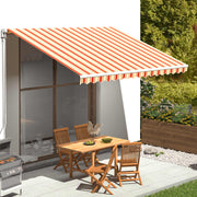 Luifel vervangingsdoek 4x3 m geel oranje polyester