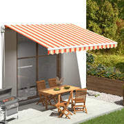 Luifel vervangingsdoek 4,5x3 m geel oranje