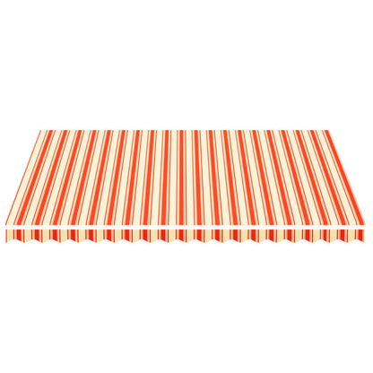 Vervangingsdoek Voor Luifel 4,5X3,5 M Geel En Oranje 450 x 350 cm Multikleur