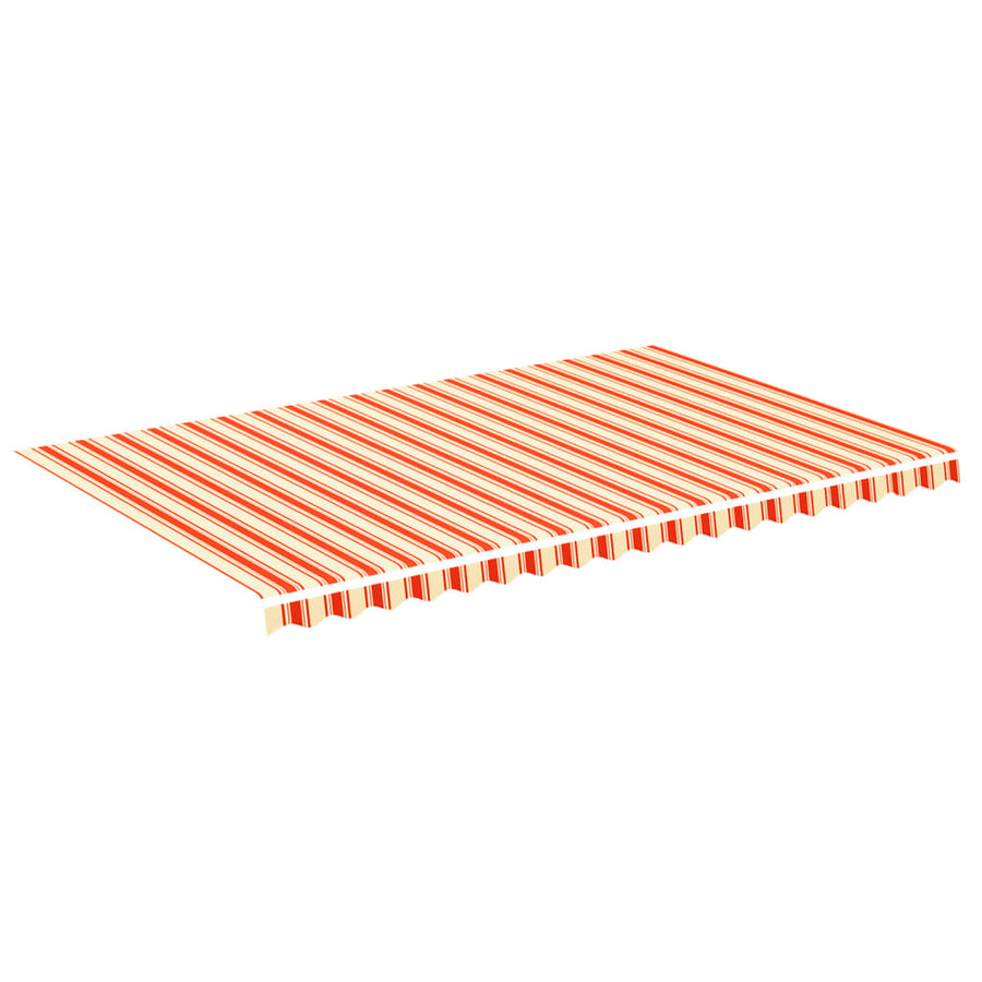 Vervangingsdoek Voor Luifel 5X3 M Geel En Oranje 500 x 300 cm Multikleur