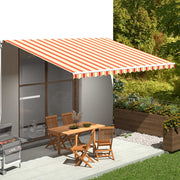 Luifeldoek 5x3,5 m geel oranje