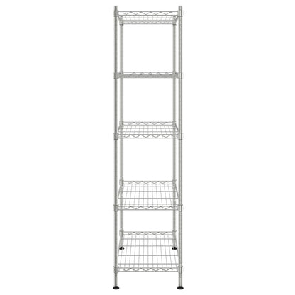 Opbergrek 5-Laags 250 Kg Kleurig 90 x 35 x 180 cm Chroom