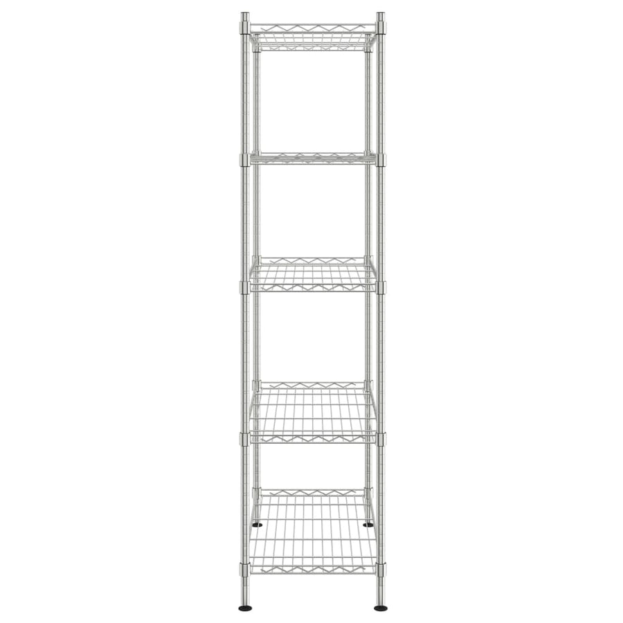 Opbergrek 5-Laags 250 Kg Kleurig 90 x 35 x 180 cm Chroom