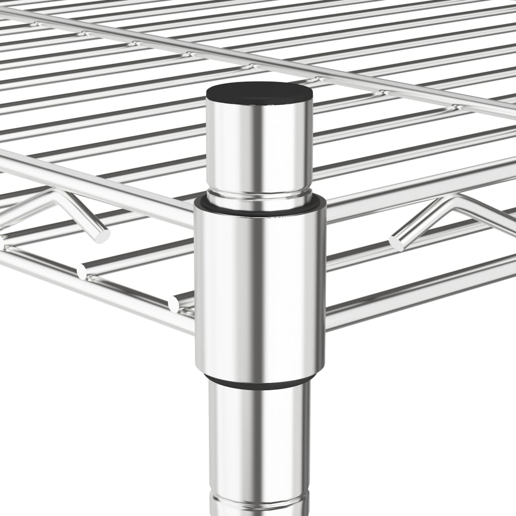 Opbergrek 5-Laags 250 Kg Kleurig 90 x 35 x 180 cm Chroom