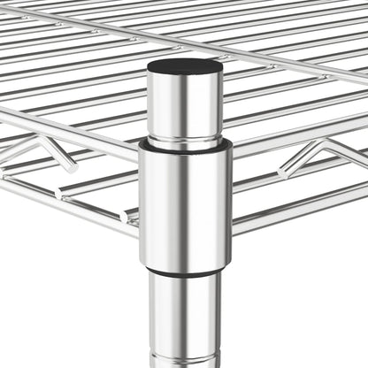 Opbergrek 5-Laags 250 Kg Kleurig 90 x 35 x 180 cm Chroom