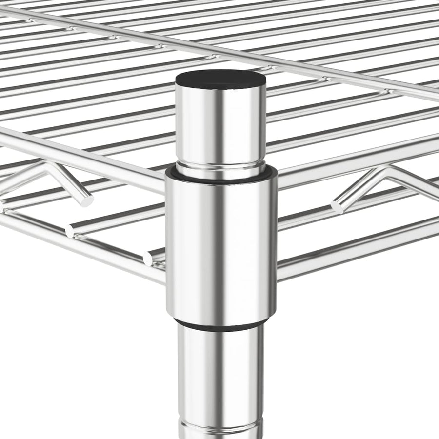 Opbergrek 5-Laags 250 Kg Kleurig 90 x 35 x 180 cm Chroom